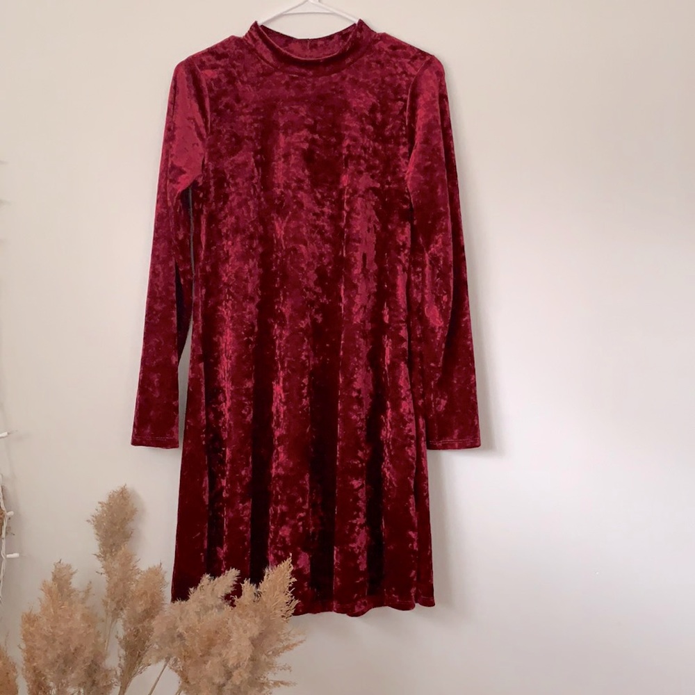 Red Velvet Dress